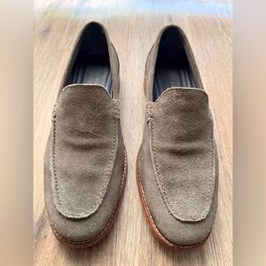 Cole Haan Taupe Suede Loafers